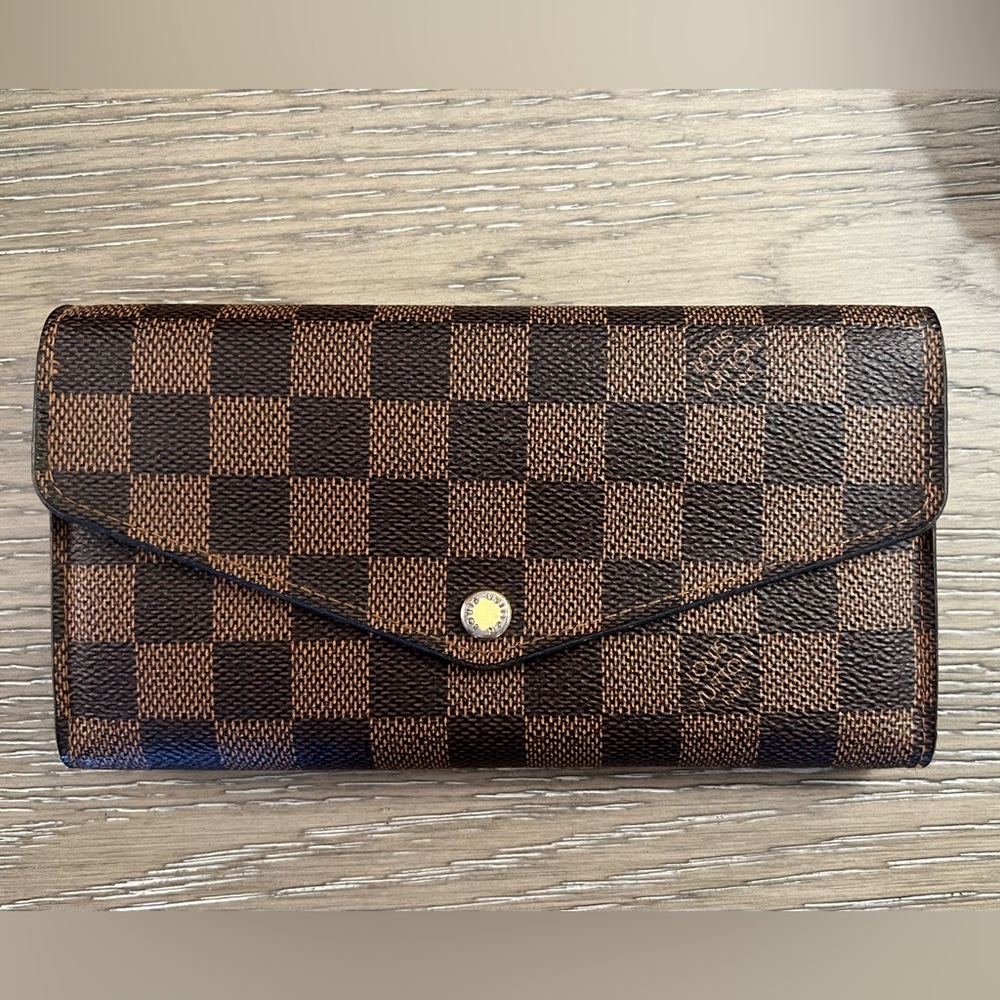 Louis Vuitton Sarah wallet..,Damier Ebene